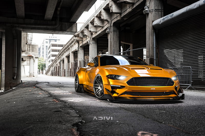 Custom Ford Mustang , ford-mustang, carros, behance, HD wallpaper