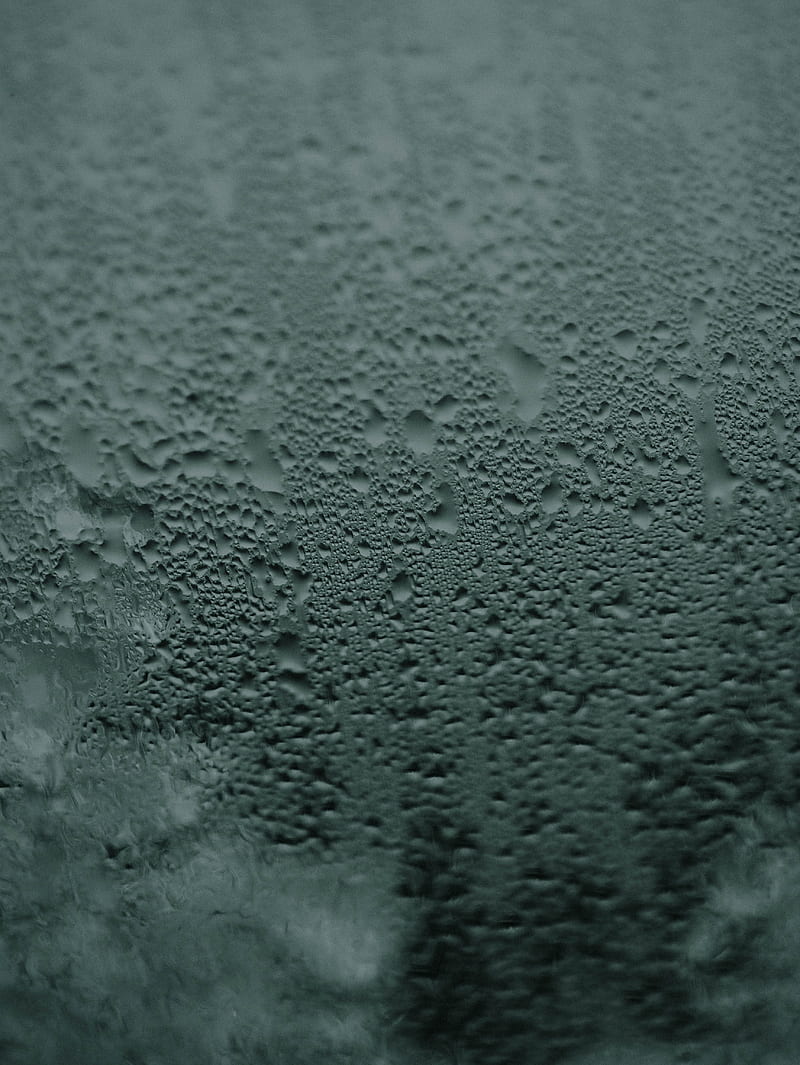 glass, drops, macro, wet, gray, surface, HD phone wallpaper