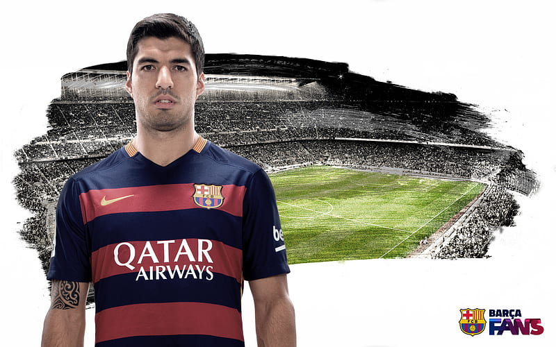 Luis Suarez FC Barcelona, soccer, esports, football, fc-barcelona, fcb, fc-barcelona-team, HD wallpaper