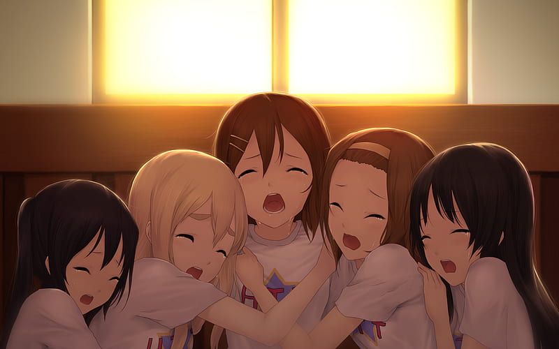 akiyama mio, nakano azusa, hirasawa yui, tainaka ritsu, and