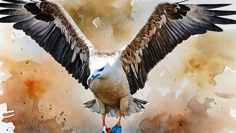 Albatross, flight, animal, bird, HD wallpaper