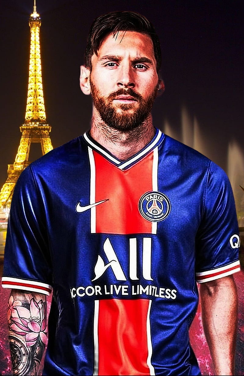 Messi psg Eiffel, paris, Barcelona, fútbol, 2021, HD phone wallpaper