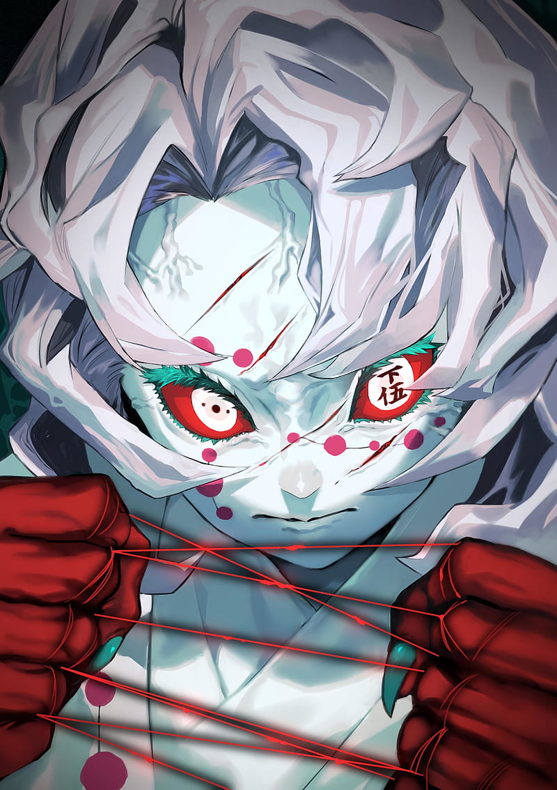 Rui, demon slayer, kimetsu no yaiba, kizuki, oni, HD phone