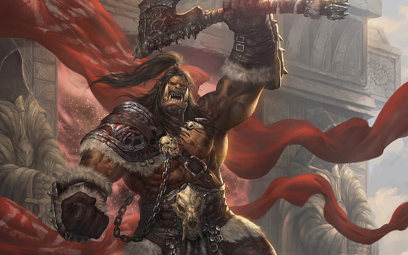 Orc In World of Warcraft, HD wallpaper