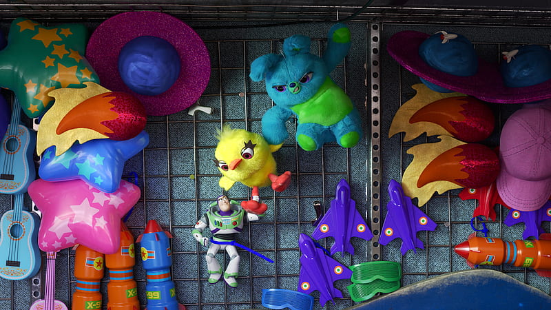 Toy Story 4 Bunny Buzz Lightyear Ducky Toy Story 4, HD wallpaper