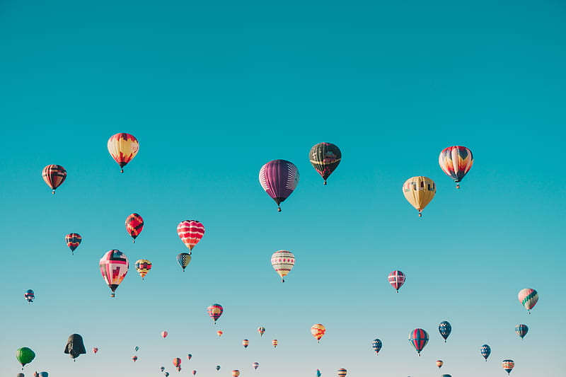 assorted-color hot air balloons during daytime, HD wallpaper