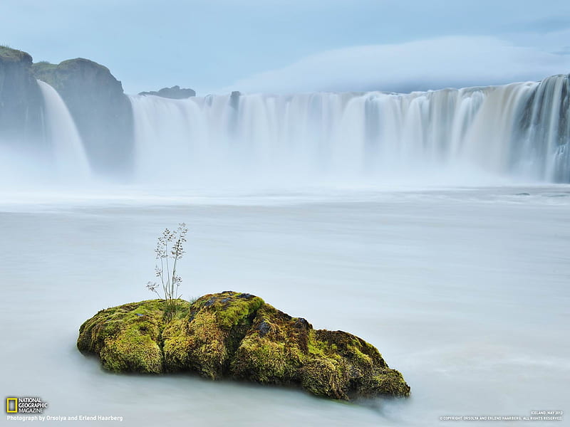 Godafoss Iceland-National Geographic, HD wallpaper