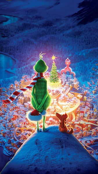 The Grinch, cute, animation, new, christmas, lights, whoville, max, xmas,  HD phone wallpaper | Peakpx