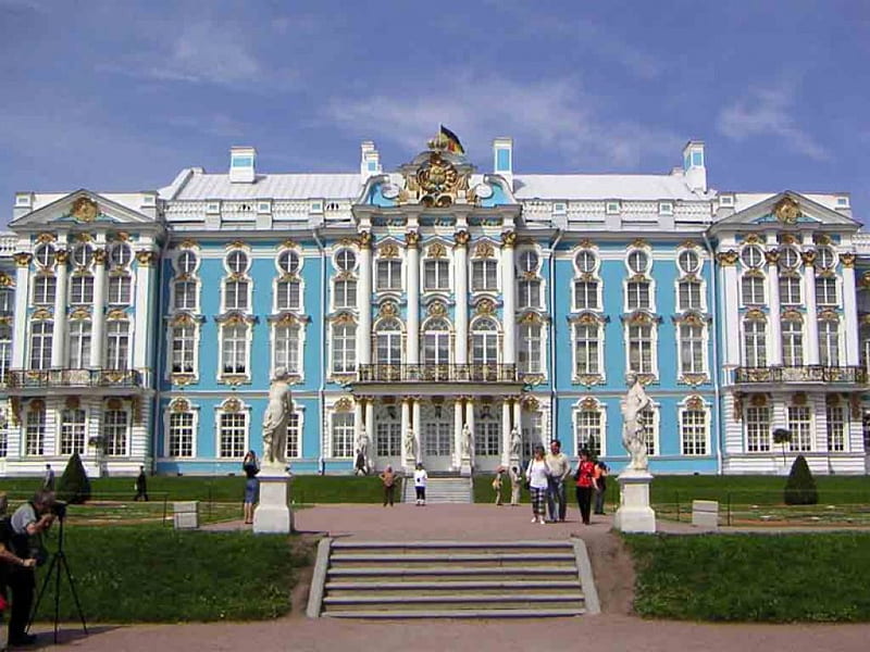 A Beautiful Palace In ST Petersburg Russia, Russia, bonito, Peters, Burg, Palace, ST, A, In, HD wallpaper