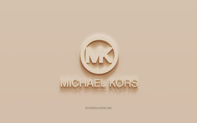 Michael Kors logo, brown plaster background, Michael Kors 3d logo, brands, Michael  Kors emblem, HD wallpaper | Peakpx