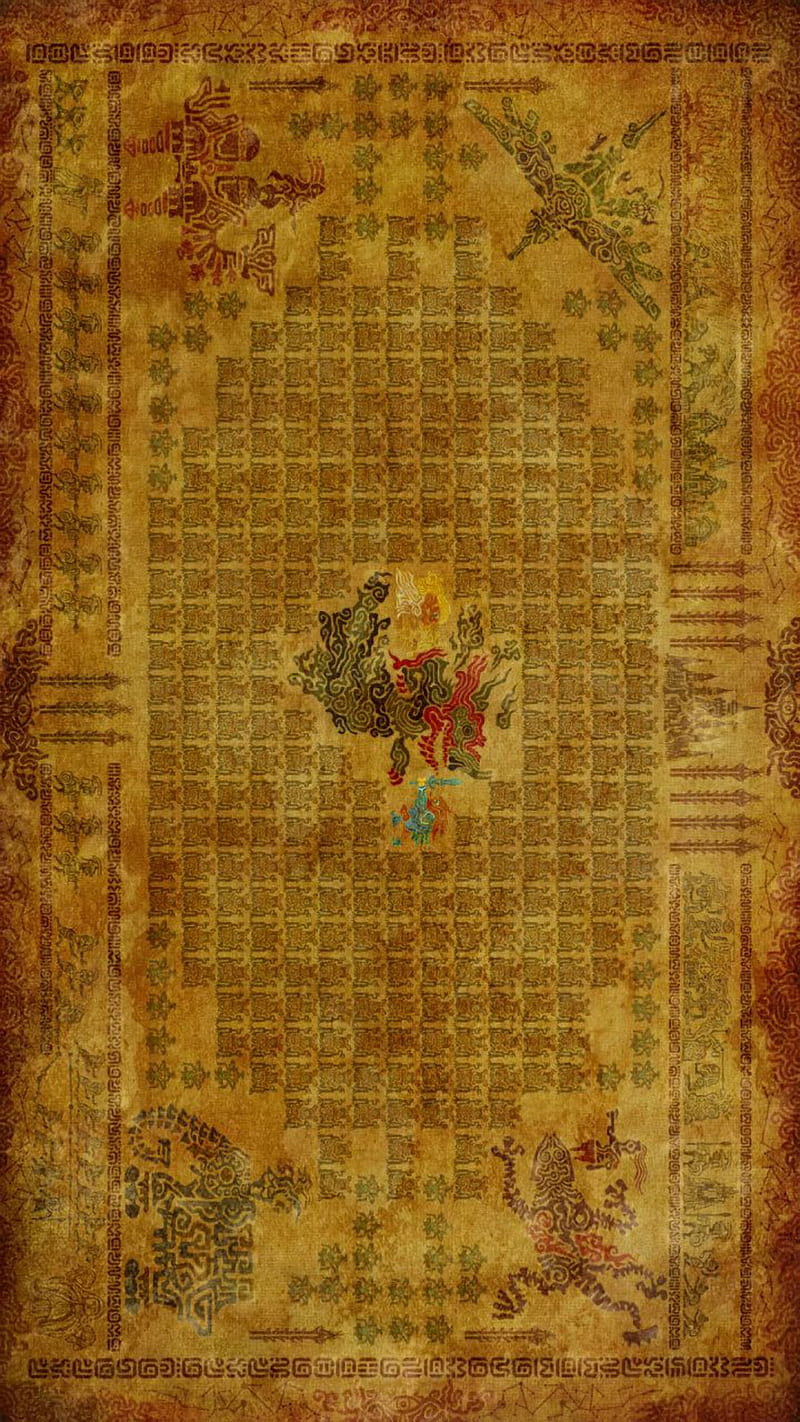 calamity gannon map, hyrule, legend, link, zelda, HD phone wallpaper