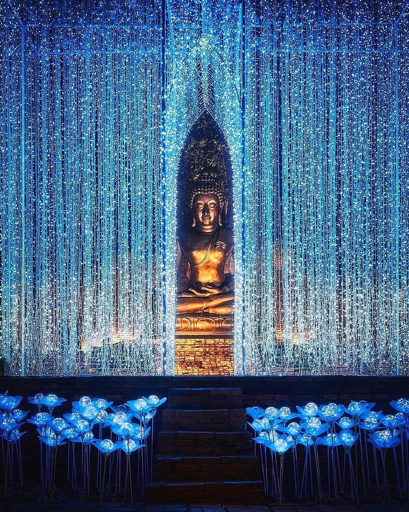 Buddhism Lord Buddha, blue, buddha , buddhist, gautam buddha, meditation, monk, peace, srilanka, zen, HD phone wallpaper