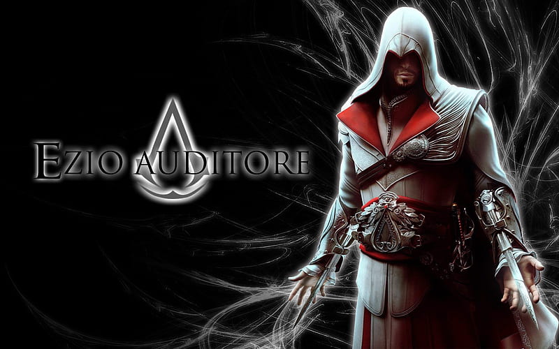 Ezio Auditore [III], ezio auditore, assassins creed, ac brotherhood, ubisoft, HD wallpaper