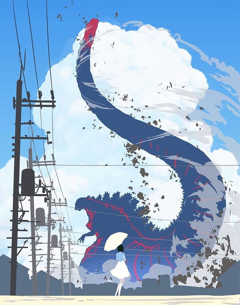 Shin Godzilla feather fire HD phone wallpaper  Peakpx