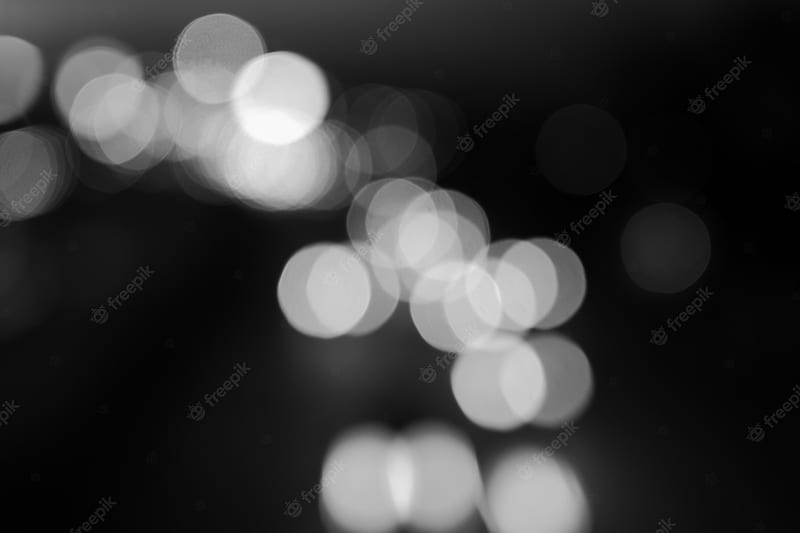 Premium . Gray bokeh background. happy new year 2022. black and white abstract effect light night out of focus circle . for christmas party celebration holidays or broken heart background concept, HD wallpaper