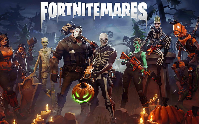 Fortnite Battle Royale, Fortnitemares, 2018 games, art, Fortnite, HD wallpaper