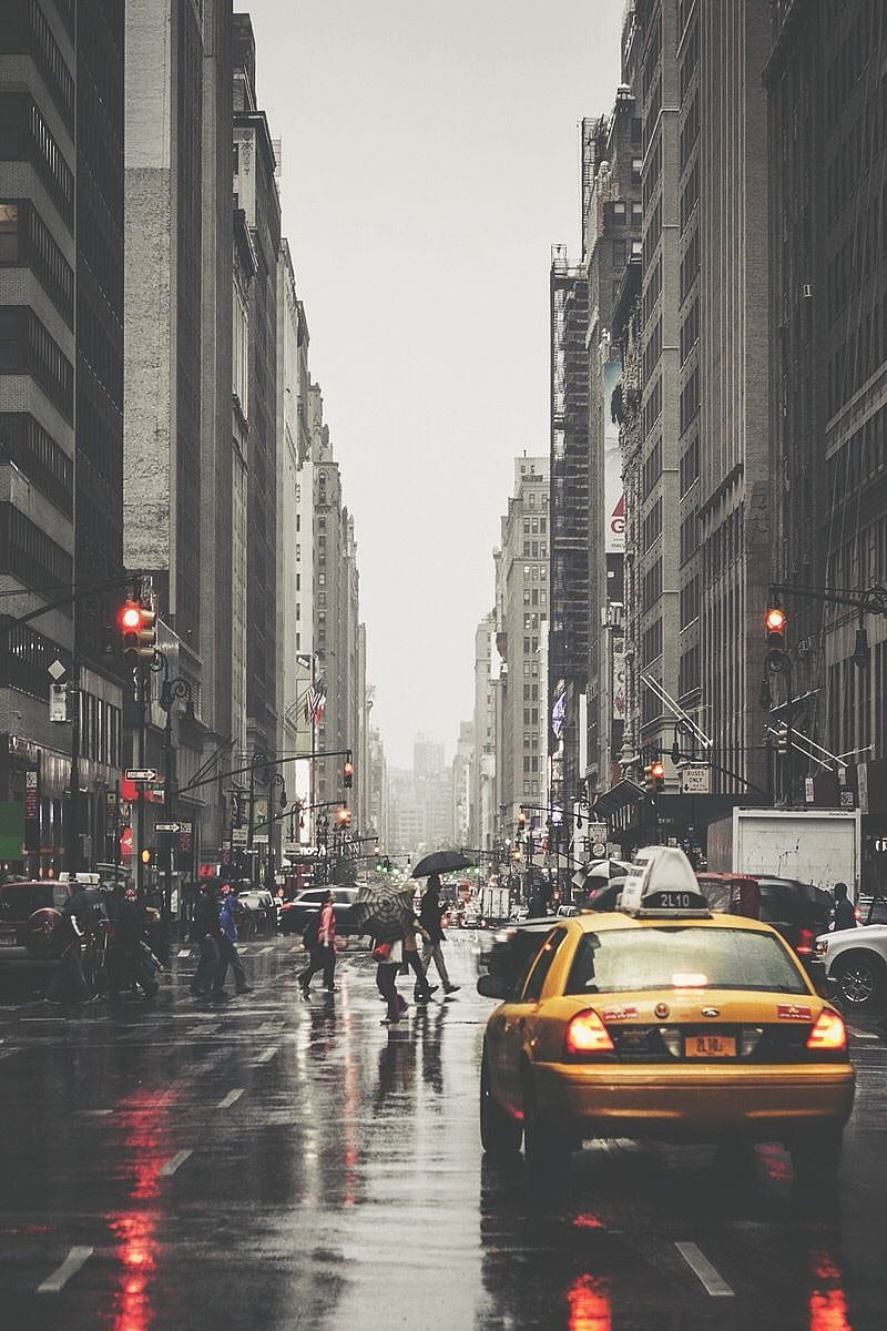 Rainy NYC - , Rainy NYC Background on Bat, New York City Rain, HD phone wallpaper
