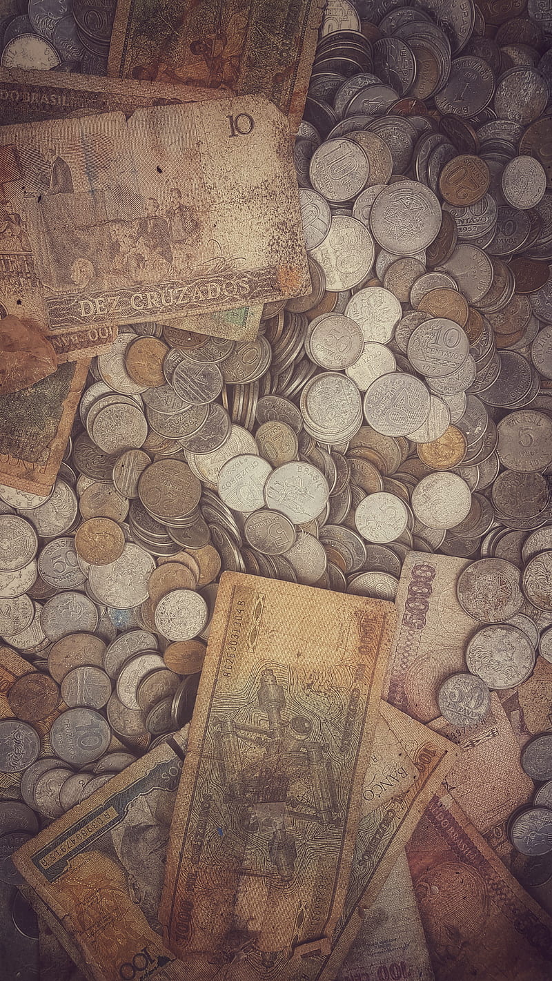 Old Money, coins, HD phone wallpaper
