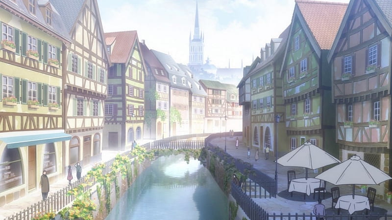 HD anime city scenery wallpapers | Peakpx