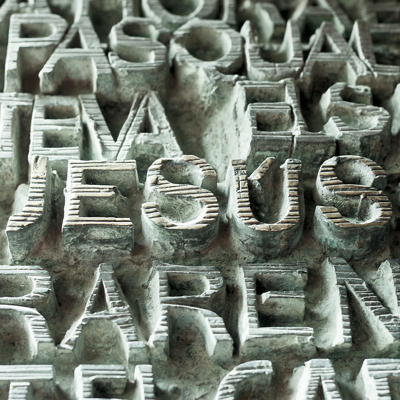 Jesus Name, 3d text, door, pfurman, sagrada famillia, HD phone wallpaper