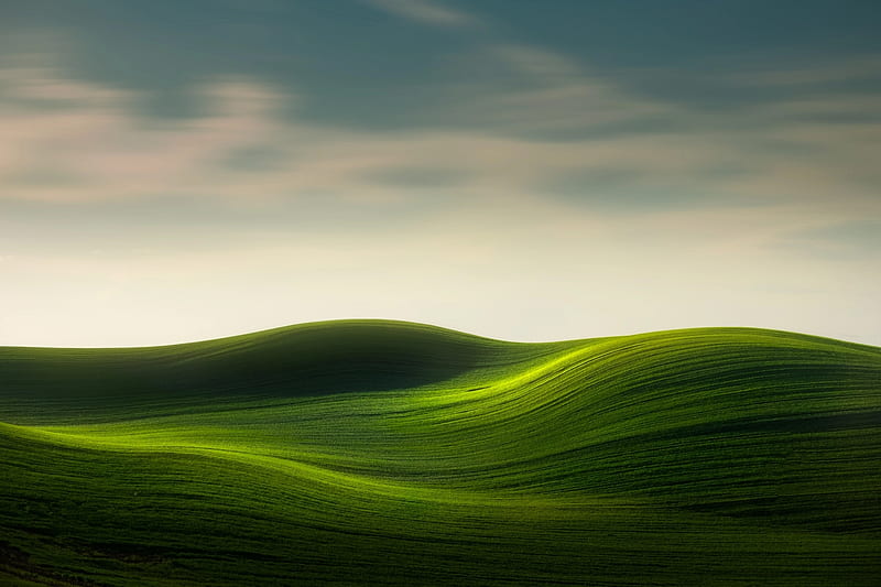 Rolling Green Hills, HD wallpaper
