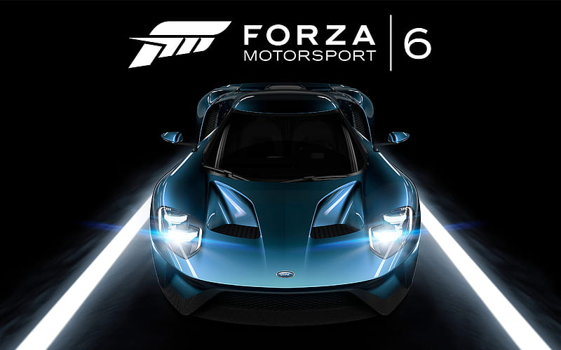 Ford GT In Forza Motosport 6, forza, games, racing, carros, pc-games, xbox-games, ps-games, HD wallpaper