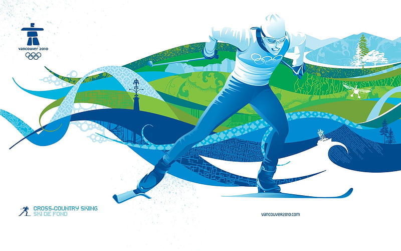 Cross-country skiing - Vancouver 2010 Winter Olympics, HD wallpaper