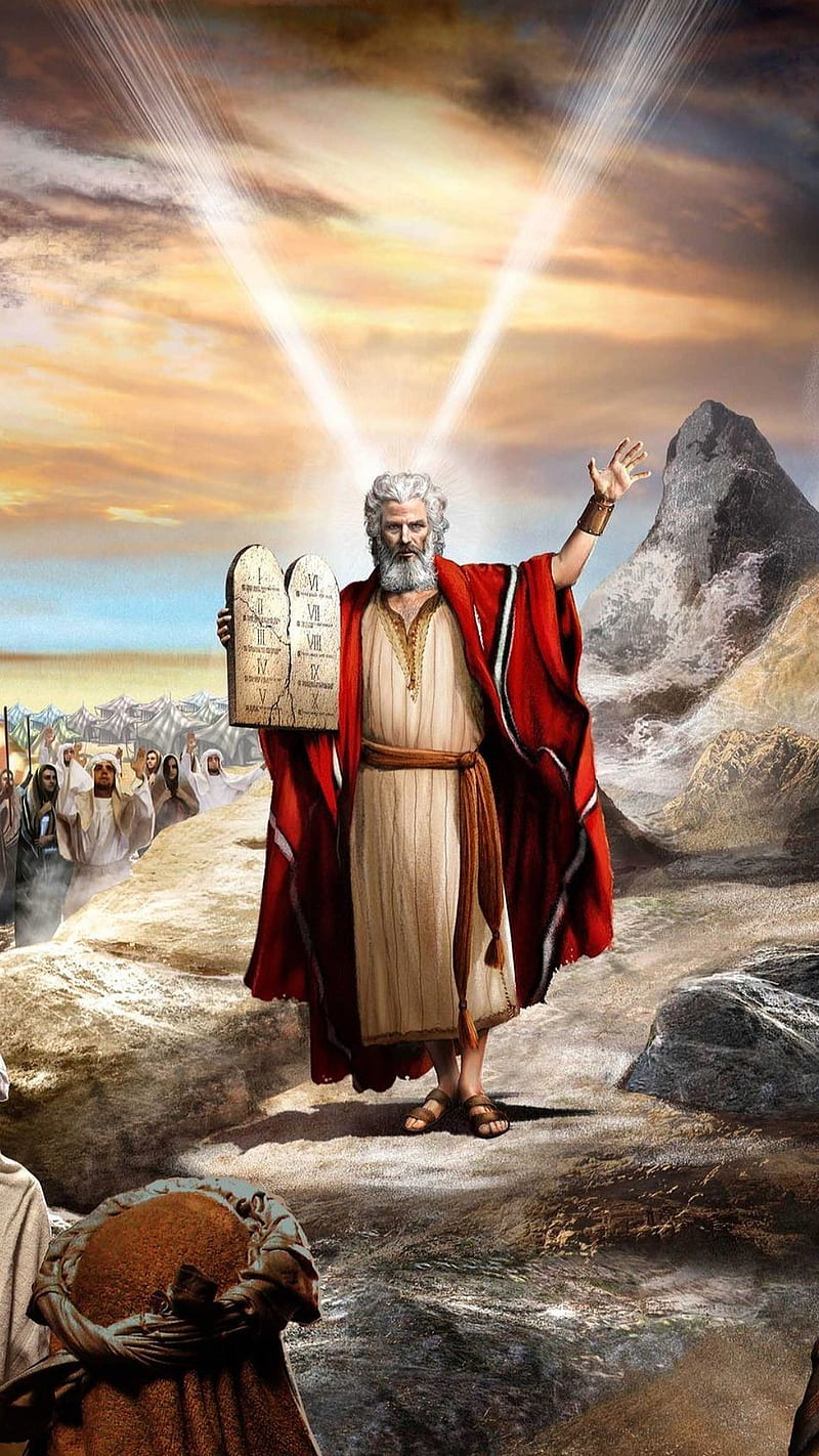 Moses, 10, 10 commandments, bible, commandments, orphan, pharaoh, prince, sea, spritual, HD phone wallpaper