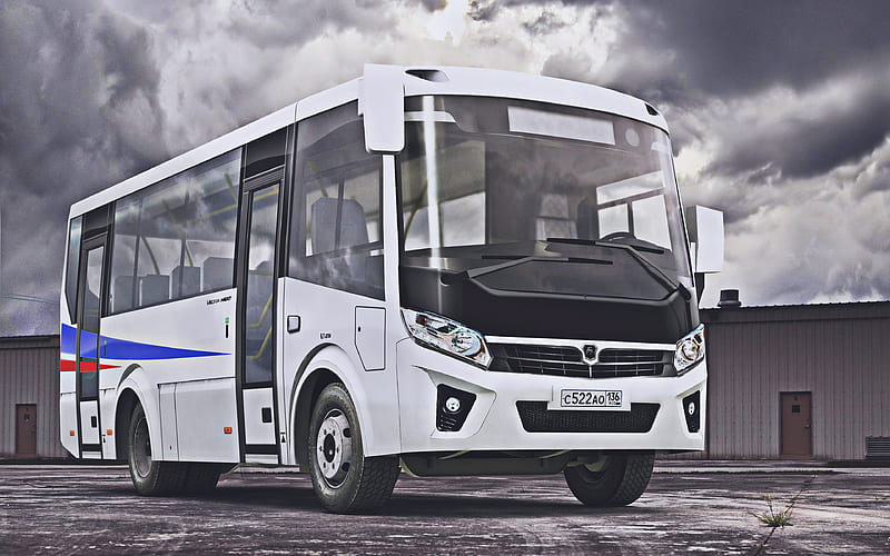 PAZ 320405-04 russian buses, 2020 buses, PAZ Vector Next, passenger transport, 2020 PAZ 320405-04, R, PAZ, HD wallpaper
