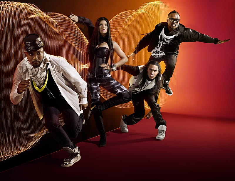 Black Eyed Peas, singers, music, entertainment, HD wallpaper