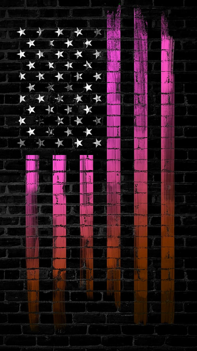 USA, america, flag, lines, red lines, stars, state, united, us, HD phone wallpaper