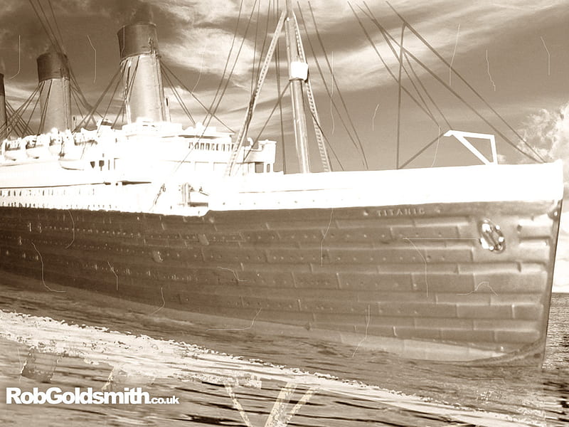 RMS Titanic - R.M.S. TITANIC, HD wallpaper