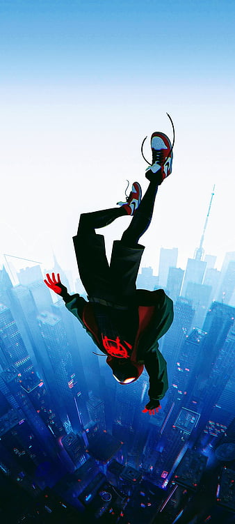 Spider-Man, spider-man, spiderman, miles, anime, new anime, anime boy, HD phone wallpaper