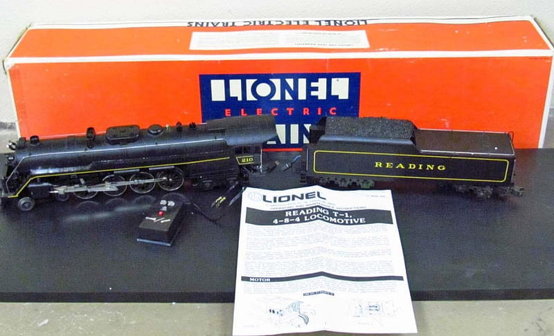 Lionel Reading T-1 Steamer Locomotive 4-8-4, railroad , hobby , train , train, HD wallpaper