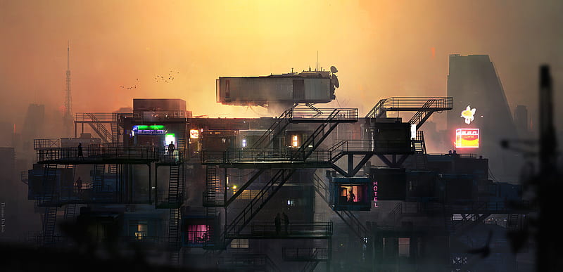 Sci Fi, City, Building, Futuristic, HD wallpaper
