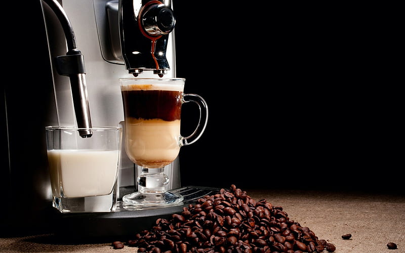 Coffee Machine, Beverage, Coffee, Beans, la maquina, HD wallpaper