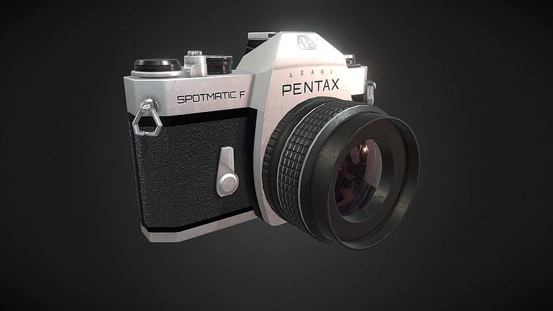 Asahi Pentax Spotmatic F Camera - 3D model by Remco Jacobs [7605159], HD wallpaper