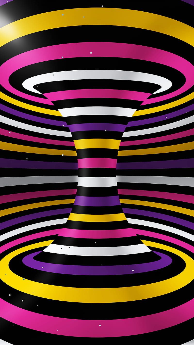 Connected channel, Divin, background, color, effect, eye-catching, illusion, illustration, multi-coloured, op-art, opart, optical, optical-art, physics, portal, science, striped, time-travel, torus, visionary, visual, wormhole, HD phone wallpaper