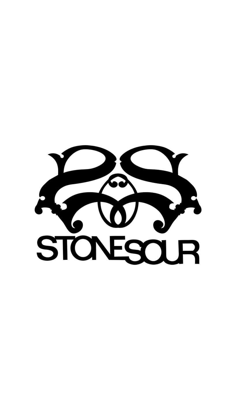 Stonesour white, band, band logo, corey taylor, hydrograd, rock, slipknot, HD phone wallpaper