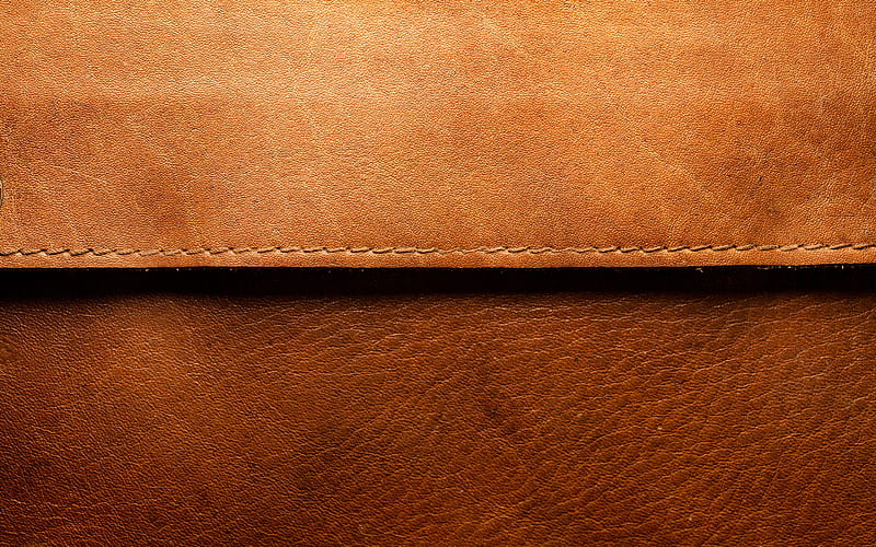 stitched leather texture, leather textures, brown stitched leather texture, brown backgrounds, leather backgrounds, stitched leather, macro, leather, HD wallpaper