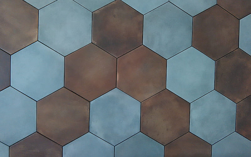 stone hexagons, hexagons 3D texture, stone honeycomb, hexagons patterns, hexagons textures, 3D textures, stone backgrounds, honeycomb, stone textures, HD wallpaper