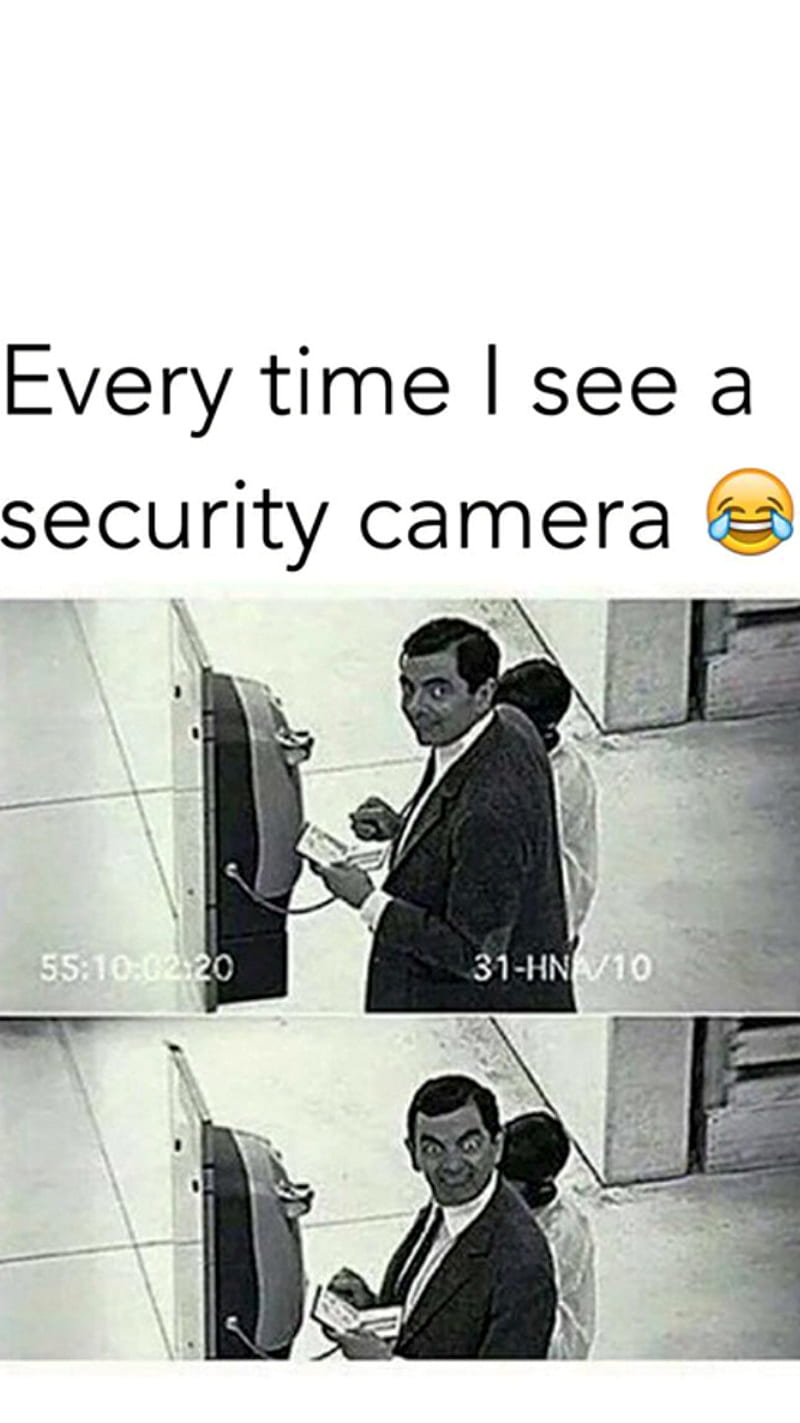 Funny Mr Bean, camera, comedy, face, security, HD phone wallpaper ...