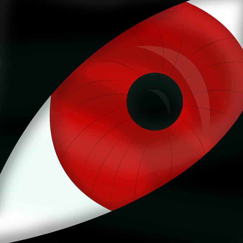 red, red eyes, eyes, HD phone wallpaper