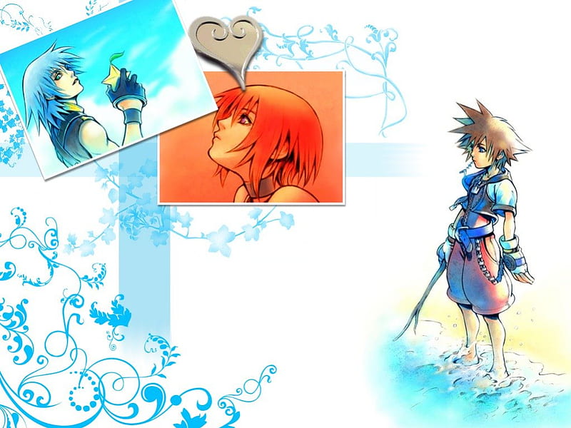 Kingdom Hearts, Kairi, Sora, Paopu Fruit, Riku, HD wallpaper