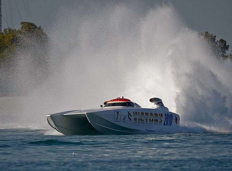 Victory 2010, Powerboat, race, thrill, endurance, HD wallpaper