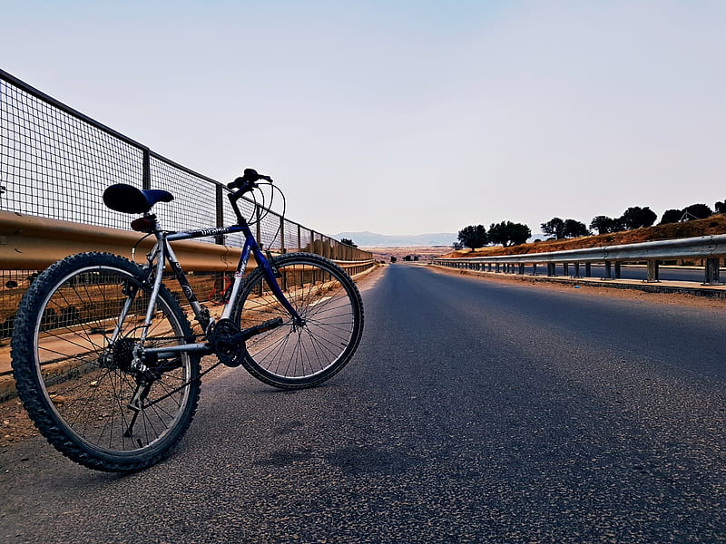 Boghrara, background, bicycle, bike, blur, mountain, travel, HD wallpaper