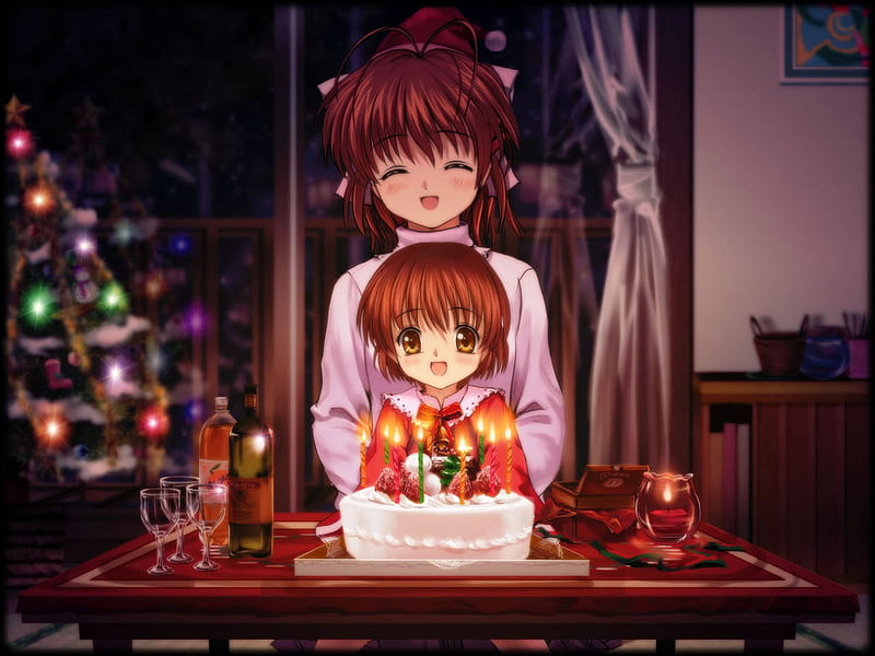 mother and daughter, anime, other, HD wallpaper