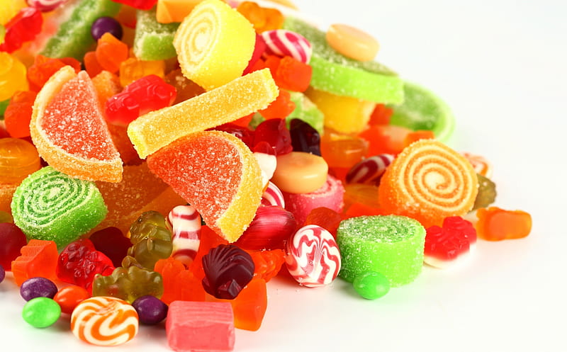 Sweets, candy, jelly, sugar, HD wallpaper