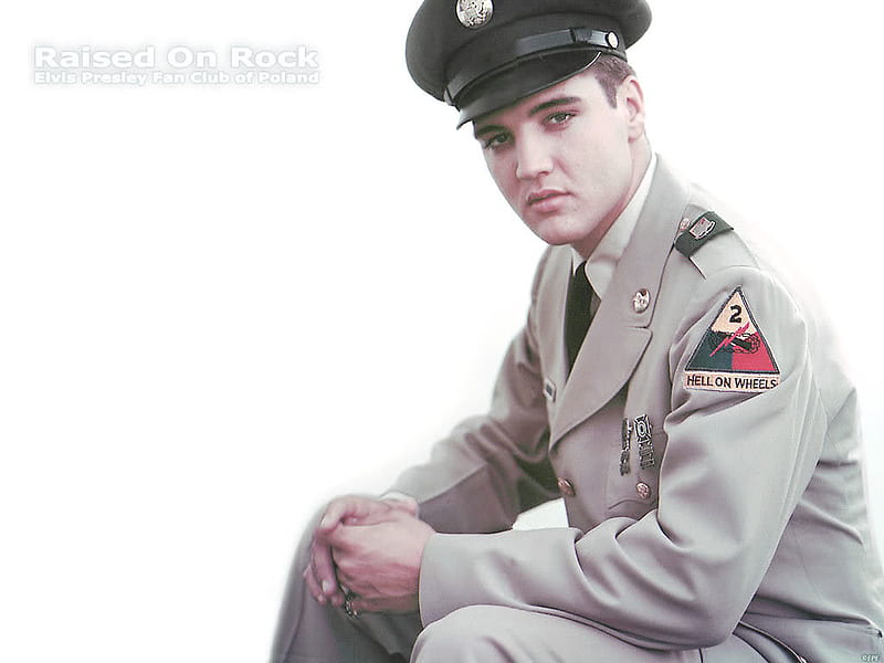 Elvis Presley in the Army, music, elvis, army, singer, presley, military, movies, face, eyes, HD wallpaper