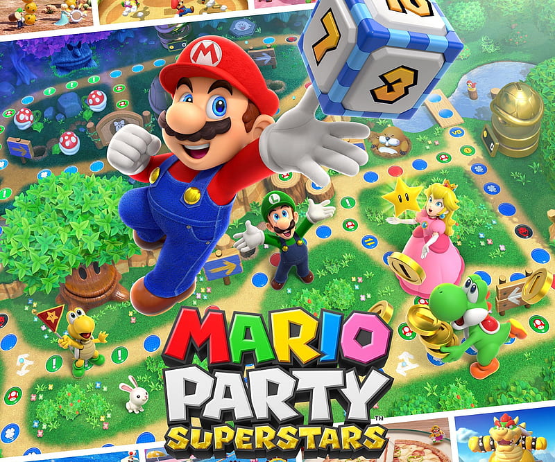 Video Game, Mario Party Superstars, Mario , Luigi , Princess Peach, HD wallpaper